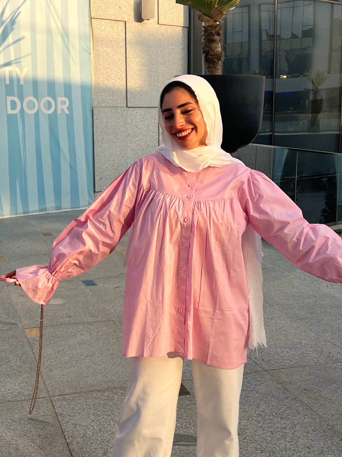 The Lady Blouse - Baby Pink