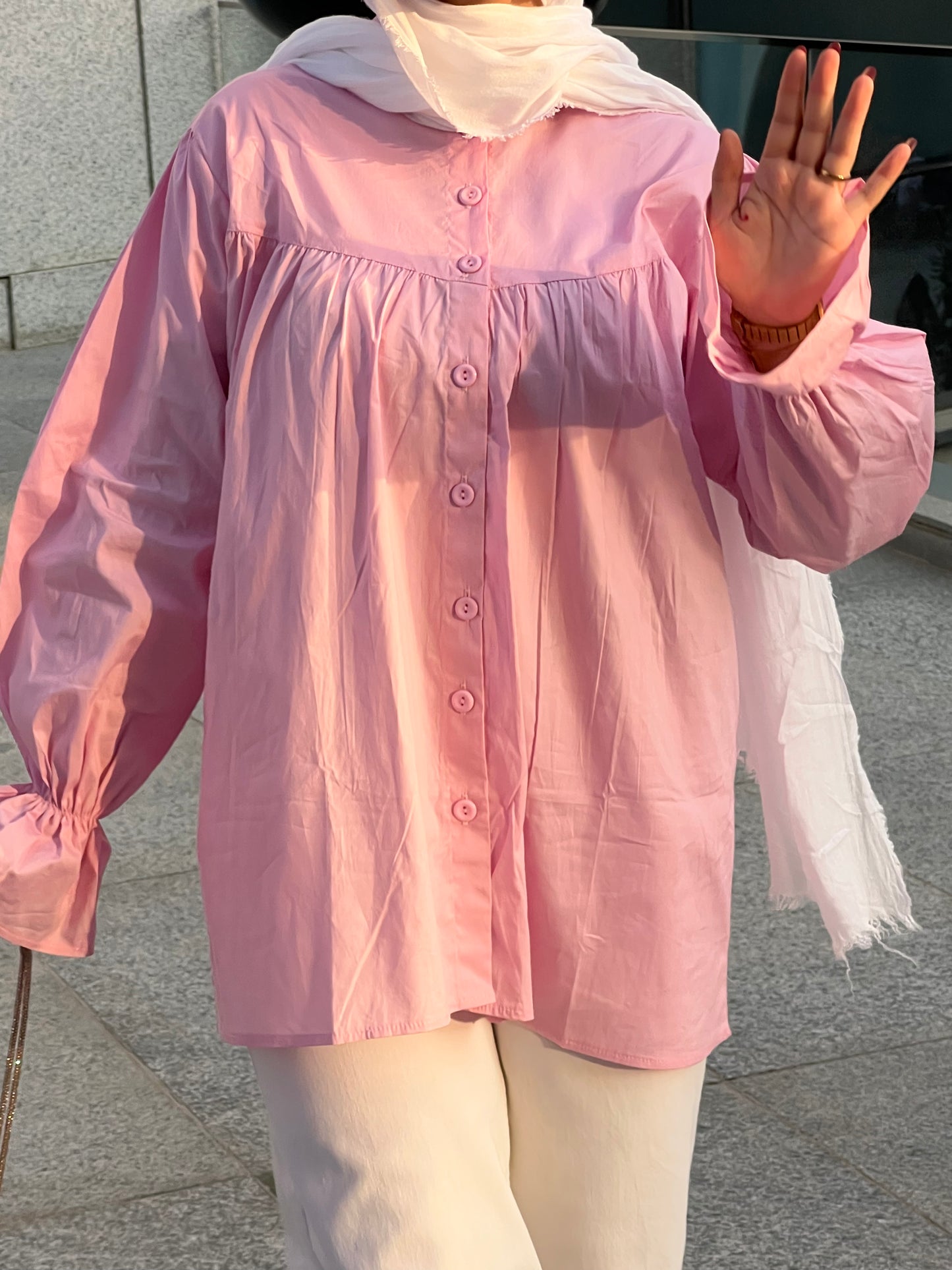 The Lady Blouse - Baby Pink