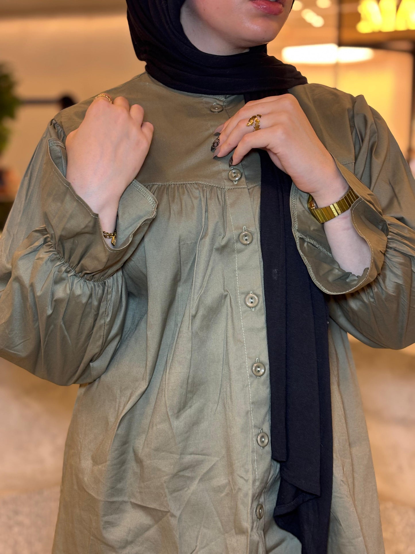The Lady Blouse - Olive