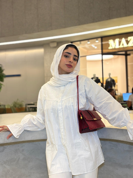 The Lady Blouse - White