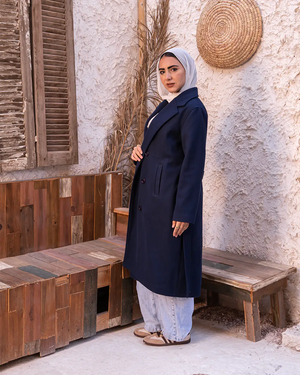 Royal blue Milano jacket by THT GIRL, stylish fashion outerwear with a modern fit and sleek design.