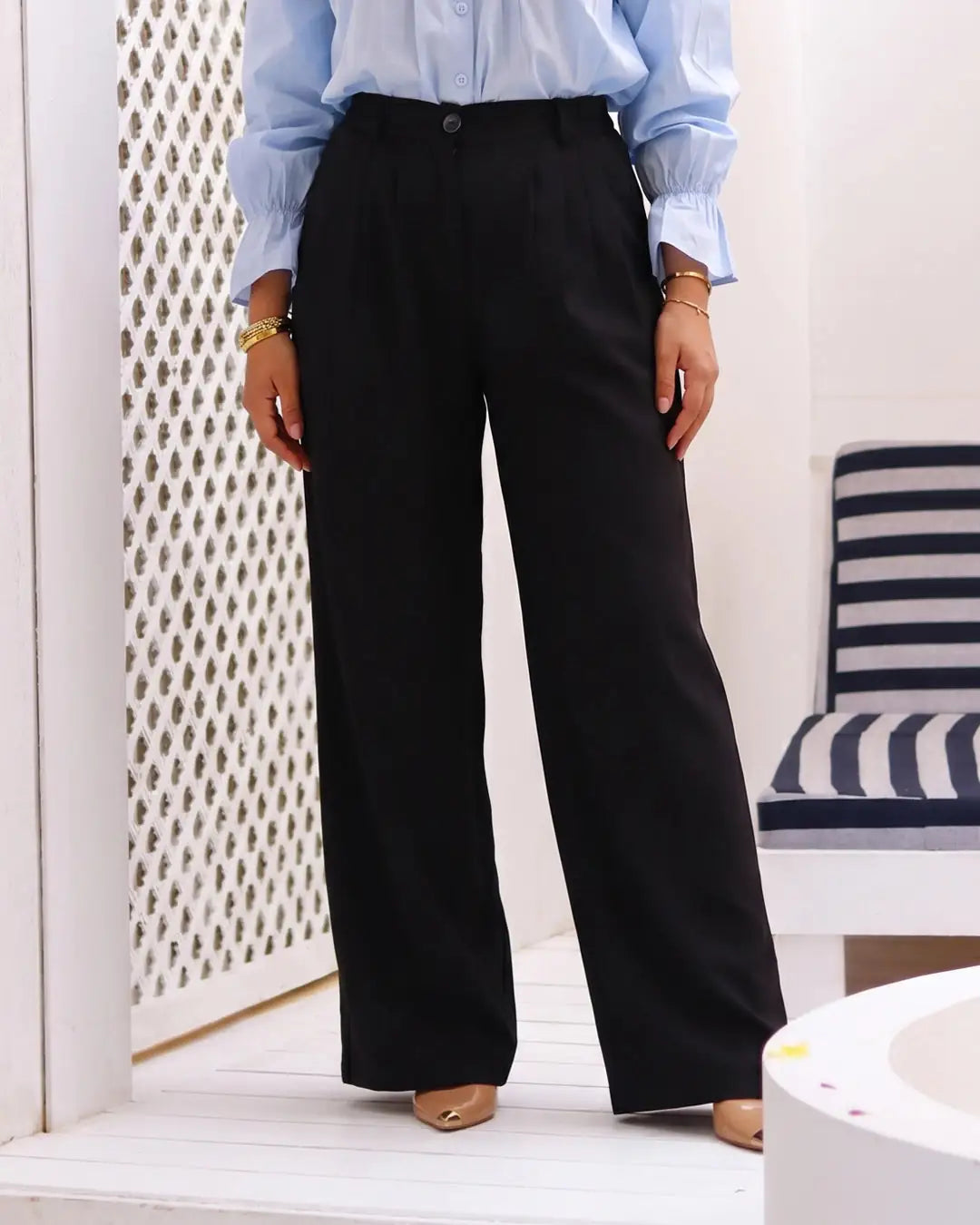 Loose pants Black