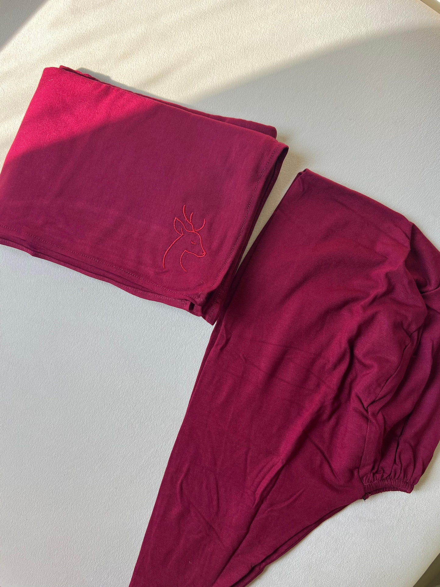 Mini Everyday Hijab Burgundy