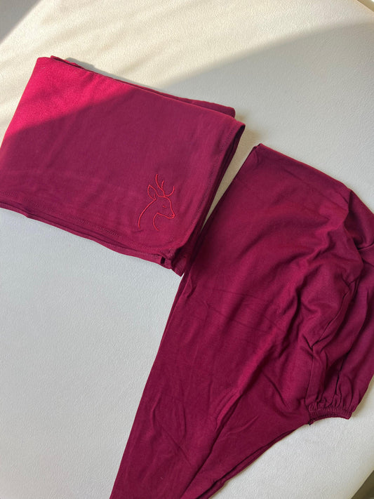 Mini Everyday Hijab Burgundy