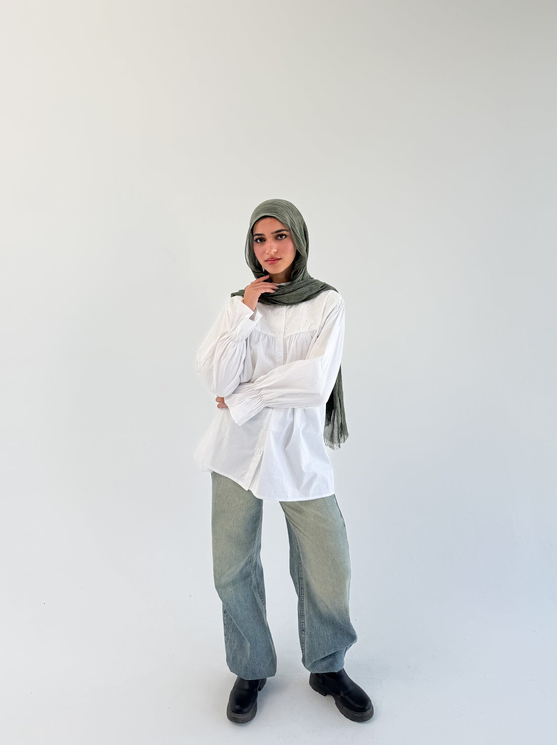 The Lady Blouse - White