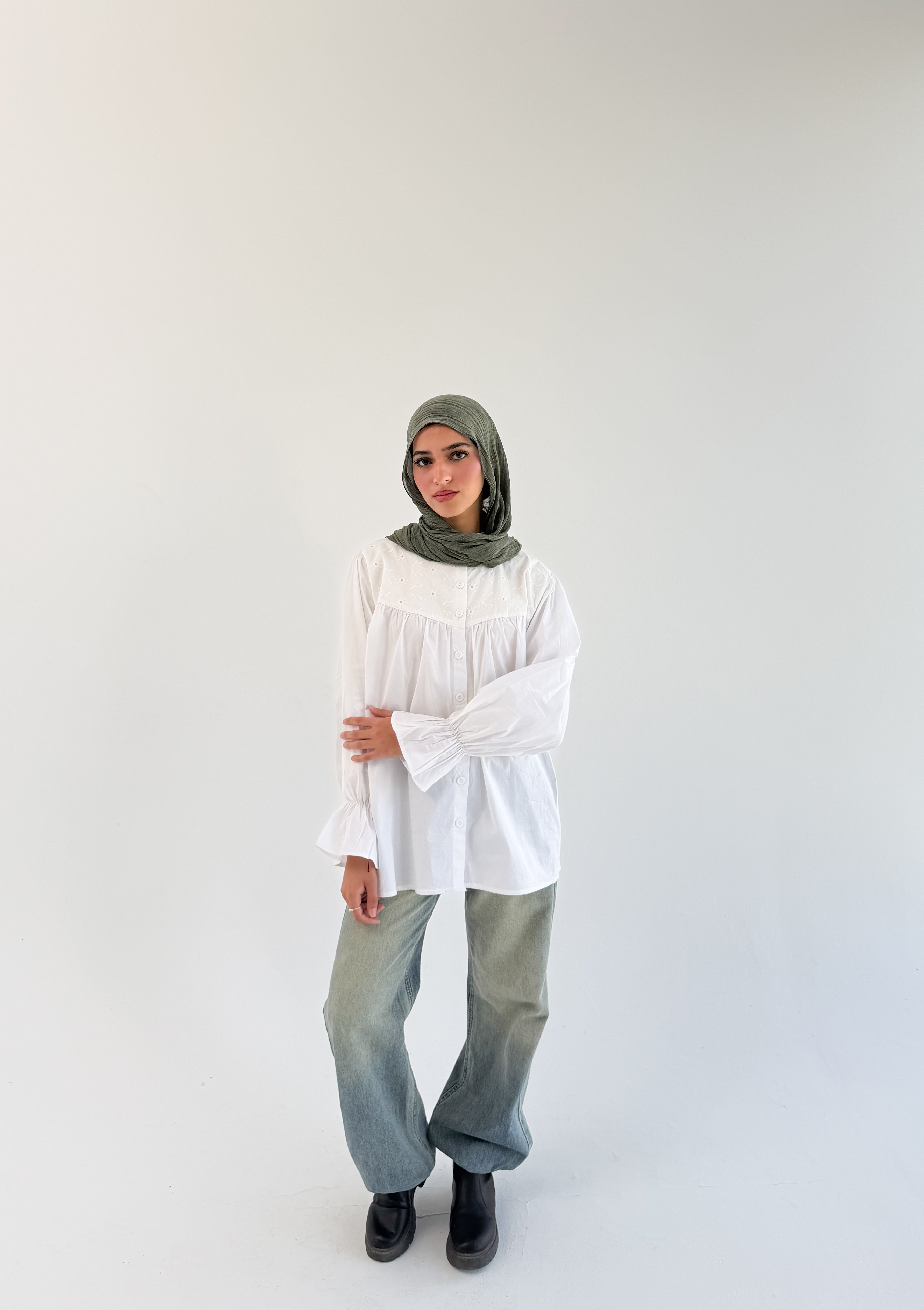 The Lady Blouse - White