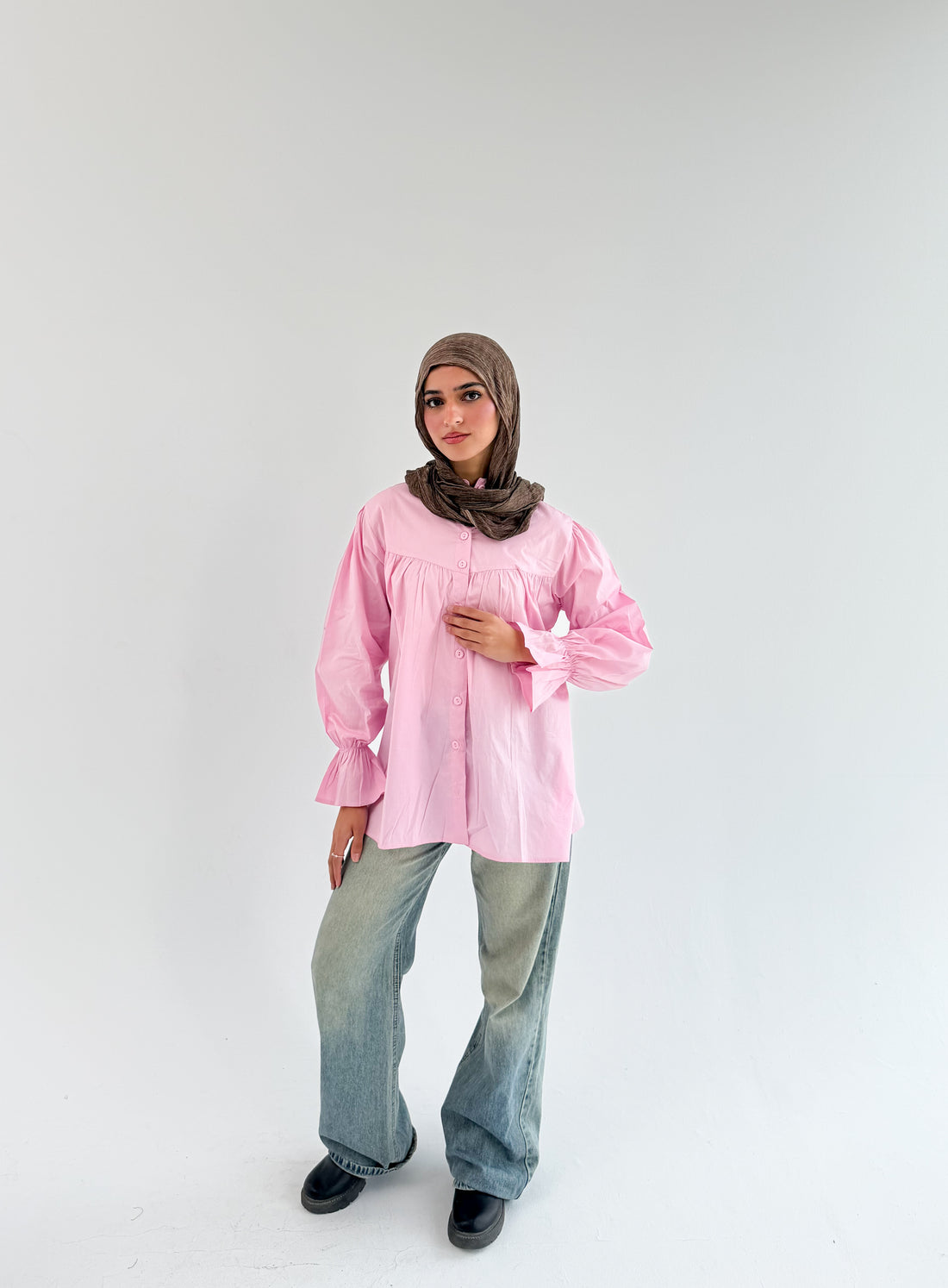 The Lady Blouse - Baby Pink