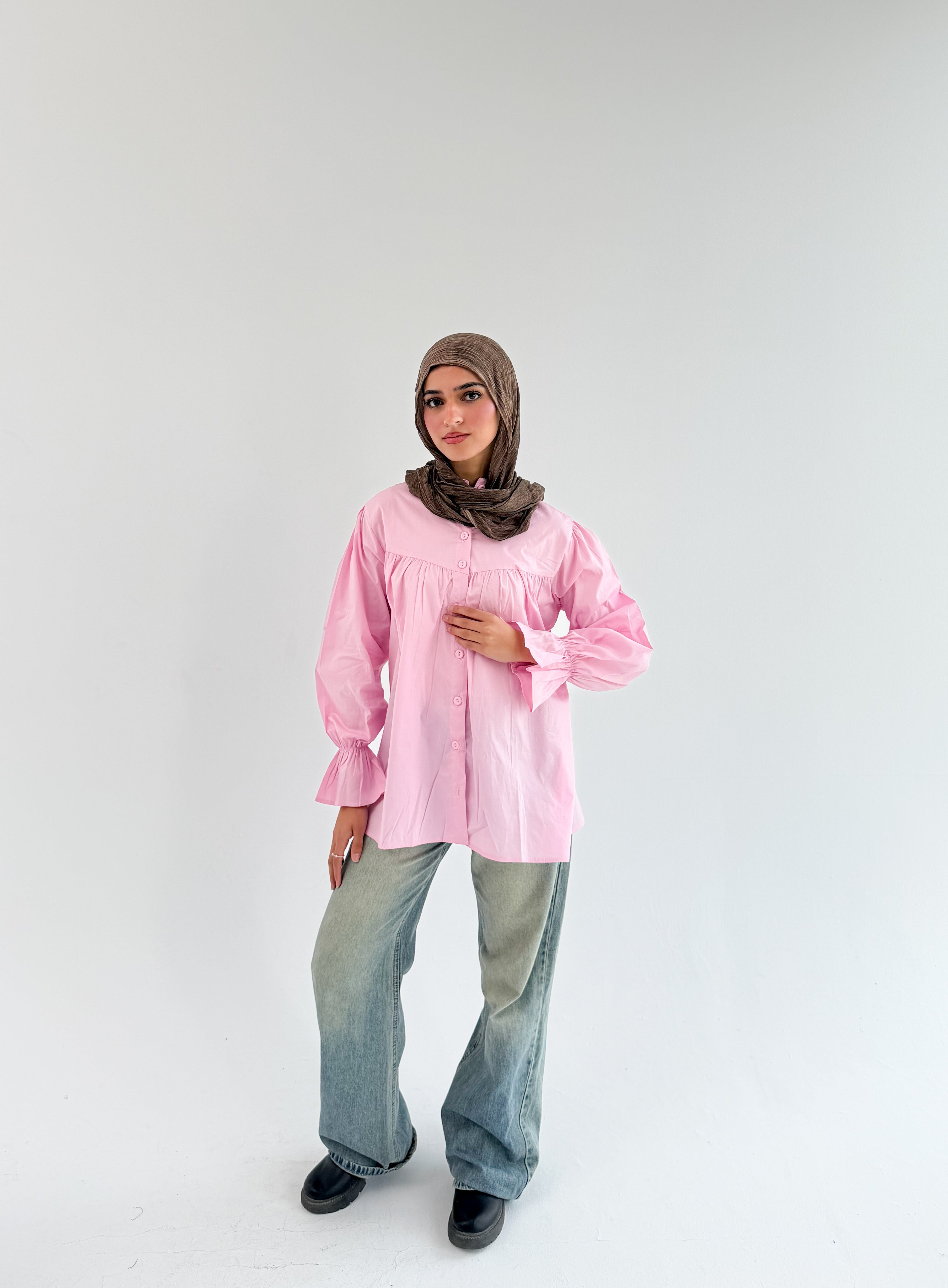 The Lady Blouse - Baby Pink