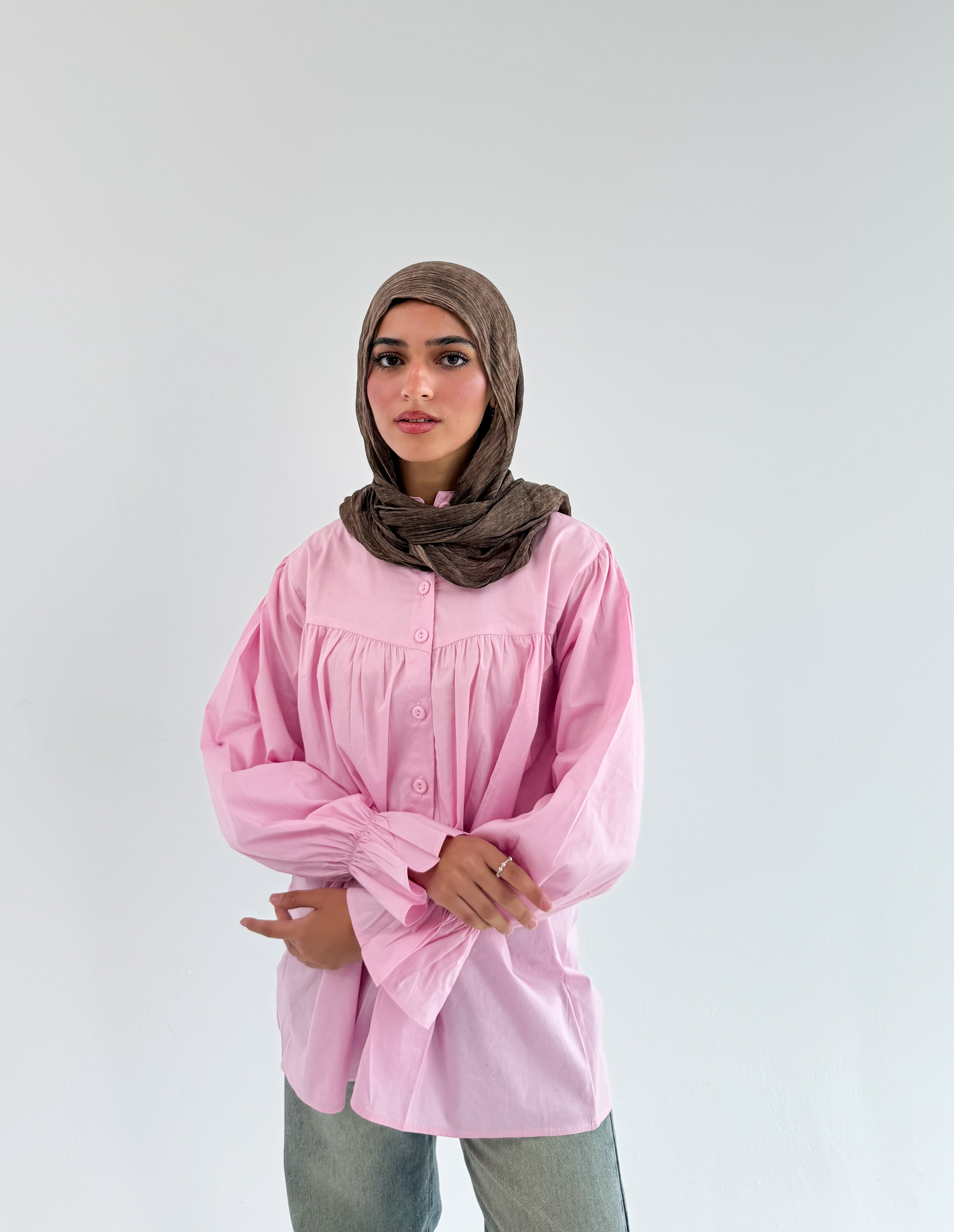 The Lady Blouse - Baby Pink