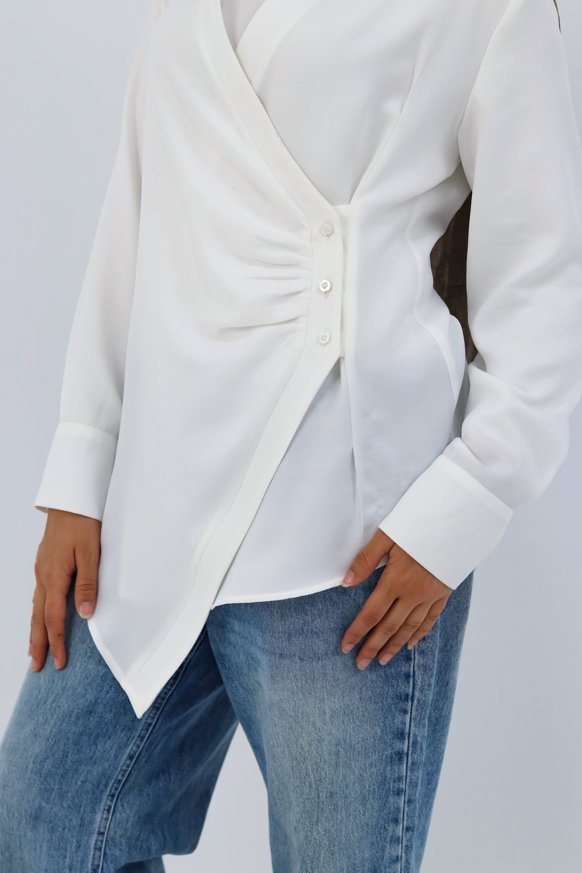 White Deer Shirt by THT GIRL featuring a playful deer graphic, casual fit, and soft fabric for comfortable everyday wear.