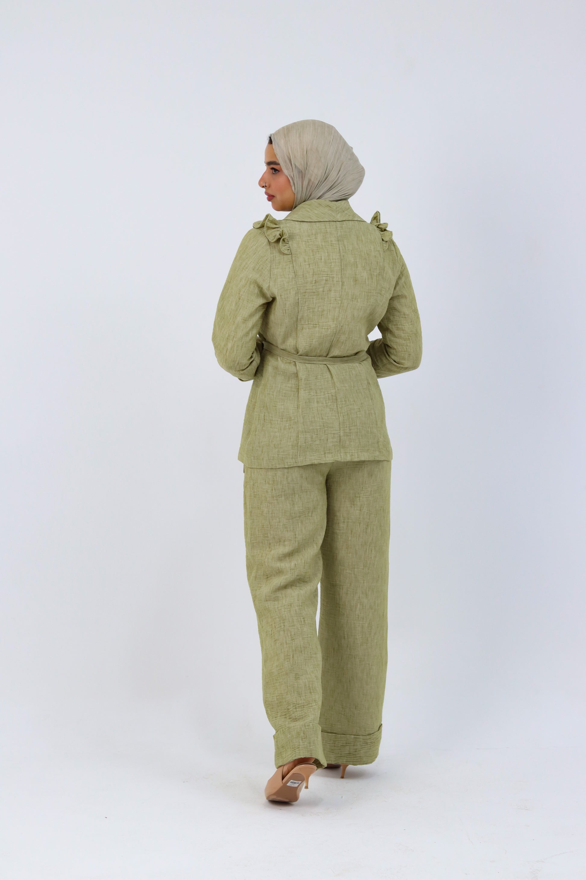 Olive Roe Suit by THT GIRL featuring stylish fashion design, tailored fit, and sleek fabric for a modern, chic look.