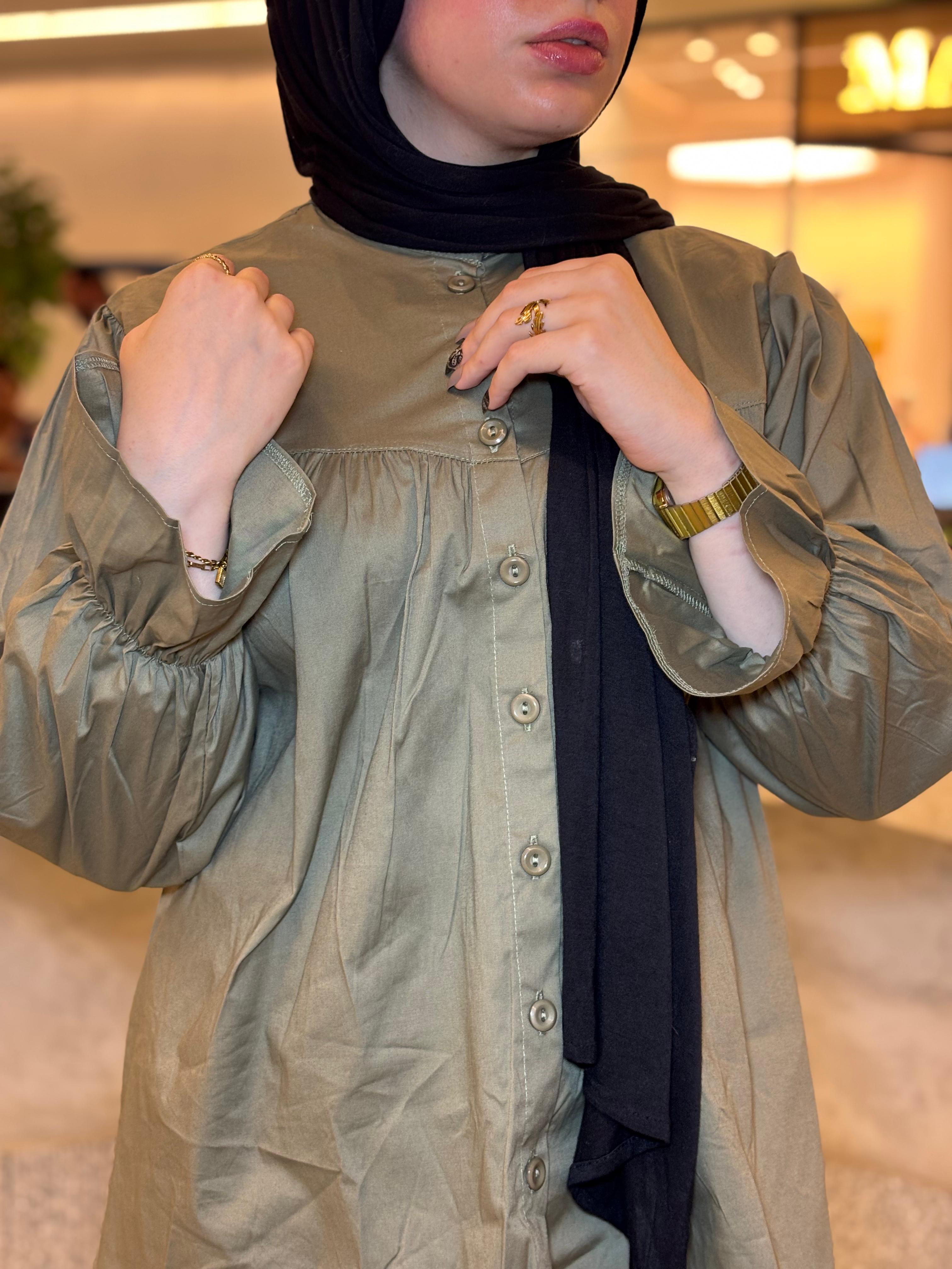 The Lady Blouse - Olive