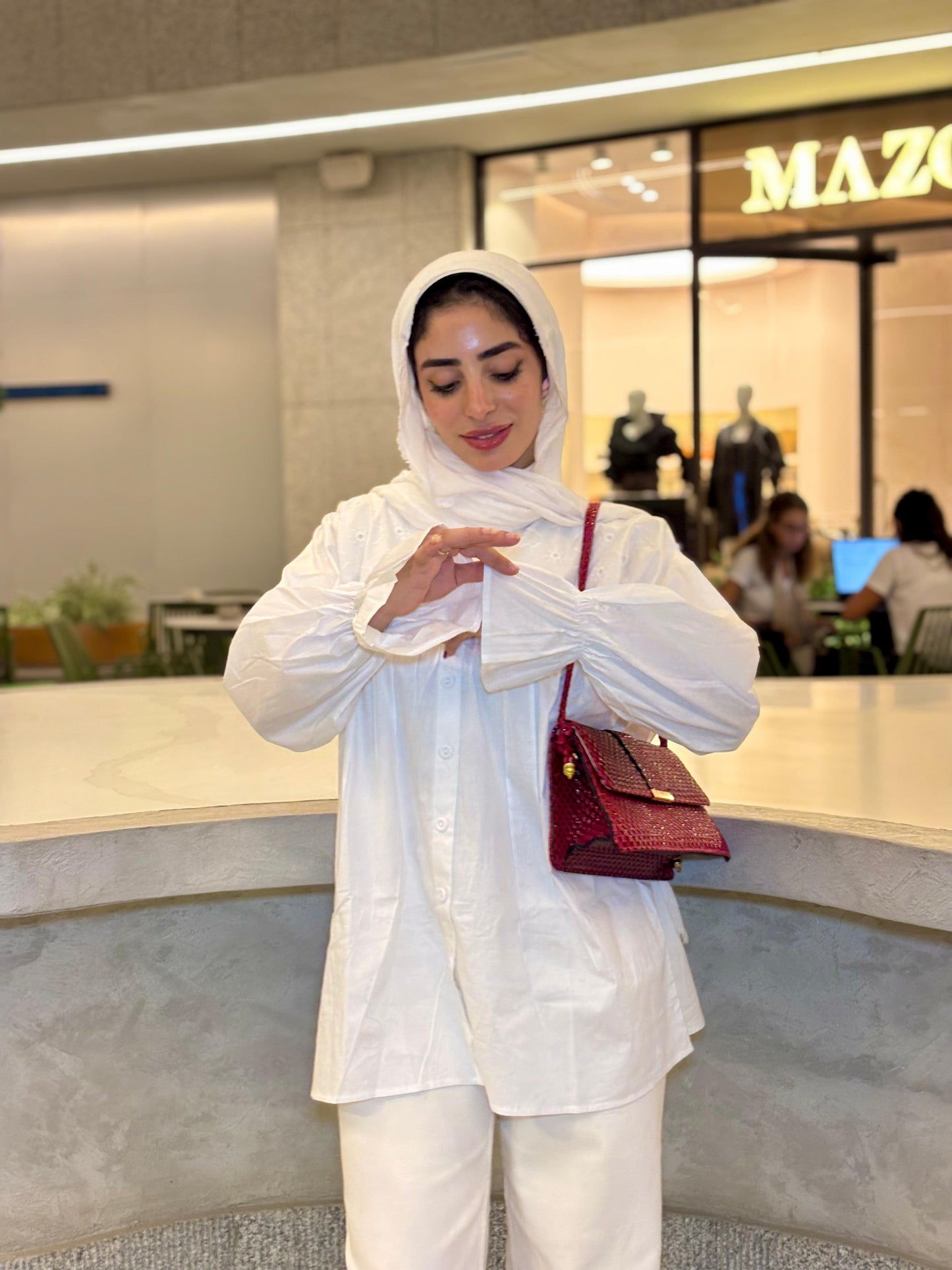 The Lady Blouse - White