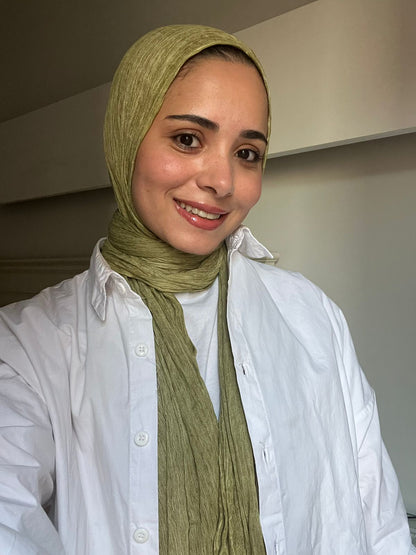 Ready To Go Hijab - Olive